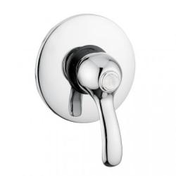 Смеситель для душа Migliore Lem Swarovski, скрытого монтажа, однорычажный, без излива, керамический, латунь, встариваемый, цвет хром