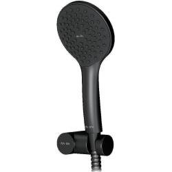 Душевой гарнитур Am.Pm Gem с держателем, цвет черный матовый, душевой шланг 1750 мм нержавеющая сталь/пластик F0119022