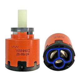 Керамический картридж Splenka Raglo R500.358, 35 мм, для смесителя, без ножек, для смешивания и регулировки потока горячей и холодной воды