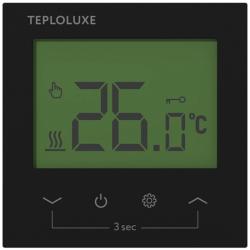 Терморегулятор электронный Теплолюкс Pontus 16 А (3,6 кВт), цвет черный, сенсорный, электронный, для управления теплым полом 100037088300
