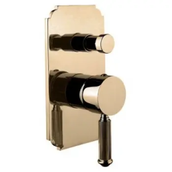 Смеситель для душа Cezares Olimp, встраиваемый, однорычажный, без излива, с переключателем, керамический, латунь, внутренний (скрытый монтаж), цвет бронза Смеситель для душа Cezares Olimp, встраиваемый, однорычажный, без излива, с переключателем, керамический, латунь, внутренний (скрытый монтаж), цвет бронза