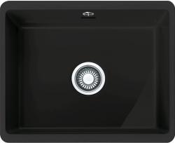 Мойка кухонная Franke KUBUS KBK 110-50, 54,5х44,5 см, врезная, керамическая (Fraceram®), прямоугольная, цвет антрацит, без отверстия под смеситель, без крыла, слив-перелив, врезная в столещницу, для кухни