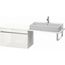 Тумба/шкафчик для консоли/столешницы Duravit DuraStyle под раковину 80х47,8х51,2 см, подвесная, ДСП, цвет: белый глянец, 1 выдвижной ящик, прямоугольная