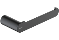 Держатель для туалетной бумаги Aquatek Лира без крышки, цвет матовый черный, настенный, латунь/нержавеющая сталь, форма округлая, для туалета/ванной