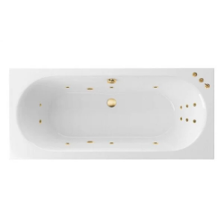 Ванна Excellent Oceana Slim SMART, 170х75 см, акриловая, цвет- белый, (с гидромассажем), с каркасом, прямоугольная, правосторонняя/левосторонняя, правая/левая, универсальная, приставная/встраиваемая