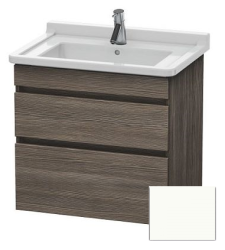 Тумба/шкафчик для консоли/столешницы Duravit DuraStyle под раковину 40х47,8х51,2 см, подвесная, ДСП, цвет: сосна терра/белый матовый, 2 выдвижных ящика, прямоугольная