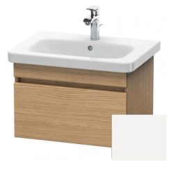 Тумба/шкафчик для консоли/столешницы Duravit DuraStyle под раковину 50х47,8х51,2 см, подвесная, ДСП, цвет: дуб европейский/белый матовый, 1 выдвижной ящик, прямоугольная