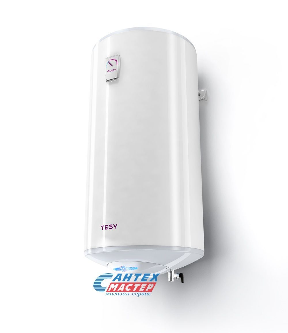 Водонагреватель 100 л TESY GCV 1004420 B11 TSRC электрический, настенный, вертикальный, накопительный тип, 2 квт, 985х440х467 мм, 220в, (цвет белый, круглый) с нижней подводкой