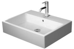 Раковина DURAVIT Vero Air 60х47х16,5 см, накладная, прямоугольная, санфарфор, цвет белый, 1 отверстие под смеситель, без перелива