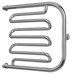 Полотенцесушитель 600х600 мм Terminus Фокстрот Лиана 1" дюйм. водяной, боковое подключение, межосевое расстояние 600 мм
