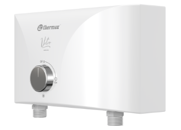 Водонагреватель проточный Thermex Vetro 6500 combi (кран/душ лейка) электрический, вертикальный, 6.5 квт, 154х112х248 мм, 230 В (цвет белый) с нижней подводкой