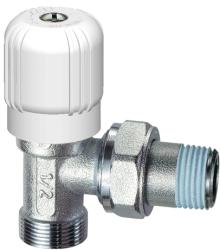 Клапан регулирующий Far угловой 1/2"нр.х М24х19 хромированный, ручной регулировки FV 1050 C12