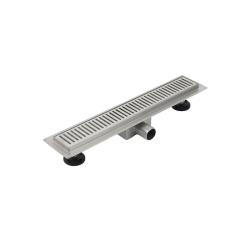 Водоотводящий желоб (Трап) IDDIS Level 500 мм, с перфорированной решеткой, цвет хром, горизонтальный выпуск, комбинированный затвор, выпуск 40/50 мм 975A5SB10DZ