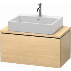 Тумба под раковину для консоли/столешницы Duravit L-Cube 82х47,7х40 см, подвесная, ДСП, цвет: средиземноморский дуб, 1 выдвижной ящик, прямоугольная