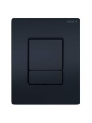 Кнопка смыва Aquatek Pneumo N прямоугольная, цвет черный, пластик, клавиша управления (клавиши прямоугольные) для сливного бачка, инсталляции унитаза, двойная, пневматическая, панель, размер 156х197х10 мм