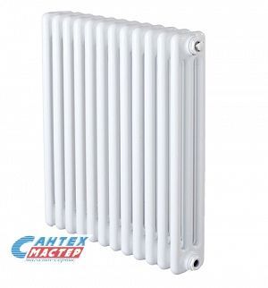 Радиатор отопления Zehnder Charleston 3057 8 секций (белый) 592 Вт, стальной, трубчатый, боковое подключение, для квартиры, дома, водяные, настенный, батарея (Зендер)
