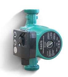 Насос циркуляционный Oasis C 25/2-180, D25 мм, L180 мм, 1.8 м³/ч, напор 2 м, 10 бар, 0,06 кВт, 220 В