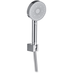 Душевой гарнитур Aquatek Вега комплект: ручной душ/шланг для душа/держатель для душа, нержавеющая сталь/пластик, цвет хром, наружного монтажа, настенный, для душа/ванной