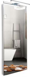 Зеркало Silver Мirrors Люмьер, 40х100 см, с LED/ЛЕД-подсветкой, прямоугольное, выключатель сенсорный с функцией диммера, для ванны