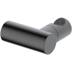 Держатель для душевой лейки WasserKRAFT, настенный, ABS-пластик, округлый, для душа/ванной/душевой кабины, цвет оружейная сталь