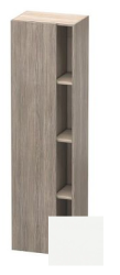 Пенал Duravit DuraStyle, 50x36x180 см, подвесной, (правый), с дверцей, с закрытыми/открытыми полками, цвет: сосна серебристая/белый матовый, в ванную комнату