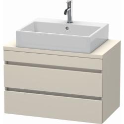 Тумба под раковину для консоли/столешницы Duravit DuraStyle 80х47,8х51,2 см, подвесная, ДСП, цвет: серо-коричневый, 2 выдвижных ящика, прямоугольная