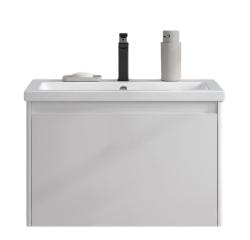 Тумба под раковину Velvex Klaufs 700-0-1, 684х443х440 мм подвесная, цвет белый глянец, 1 выдвижной ящик/выдвижной органайзер, подходит раковина Como 70, универсальная, в ванную комнату