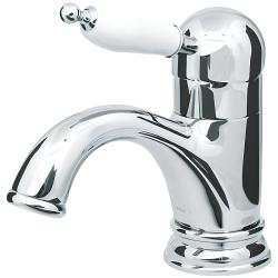 Смеситель для раковины/умывальника Boheme Tradizionale Chromo, однорычажный, неповоротный, керамический, длина излива 124 мм, латунь, цвет хром