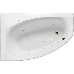 Ванна Excellent Kameleon RELAX, 170х110 см, акриловая, цвет- белый/бронза, (с гидромассажем), с каркасом, асимметричная, левосторонняя, левая, приставная/встраиваемая
