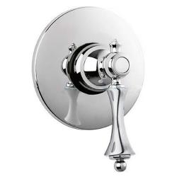 Смеситель для душа Cezares Margot, встраиваемый, однорычажный, без излива, керамический, латунь, внутренний (скрытый монтаж), цвет хром