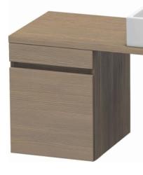 Тумба/шкафчик для консоли/столешницы Duravit DuraStyle под раковину 30х47,8х51,2 см, подвесная, ДСП, цвет: дуб терра, 1 выдвижной ящик, прямоугольная