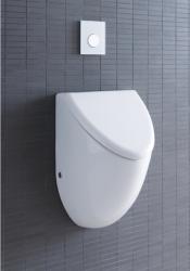 Унитаз Starck 3 WonderGliss 54х36х36,5 см, подвесной, цвет белый, санфарфор, овальный, горизонтальный (прямой) выпуск, под скрытый бачок, ободковый, без сиденья, антигрязевое покрытие, для туалета/ванной комнаты