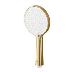 Лейка душевая Raglo R450.50.03 мм круглая, 3 режима, цвет золотой сатин, пластик, ручная, для душа/ванной