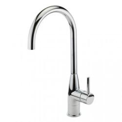 Смеситель для кухни/мойки Migliore Fortis однорычажный, керамический, с поворотным изливом, длина излива 200 мм, латунь, цвет хром