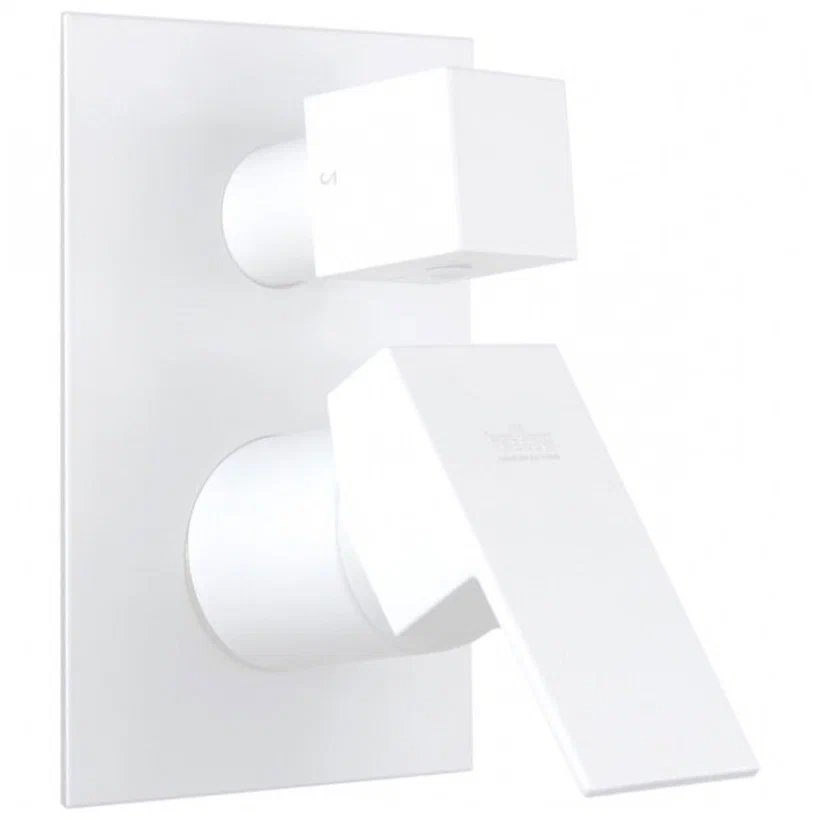 Смеситель для душа Webert Pegaso однорычажный, скрытого монтажа, керамический, настенный, без излива/шланга/лейки, латунь белый