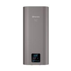 Водонагреватель 50 л Thermex Smart 50 V электрический, настенный, вертикальный, накопительный тип, 2 квт, 640х365х365 мм, 230 в, (цвет серый матовый, плоский), с нижней подводкой