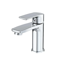 Смеситель для раковины/умывальника Damixa Eclipse 2.0, однорычажный, неповоротный, керамический, длина излива 102 мм, латунь, цвет хром