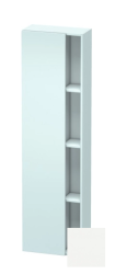 Пенал Duravit DuraStyle, 50x36x180 см, подвесной, (левый), с дверцей, с закрытыми/открытыми полками, цвет: светло-голубой/белый матовый, в ванную комнату