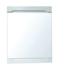 Зеркало Loranto Арфа 60, 60х80 см, с LED/ЛЕД-подсветкой, прямоугольное, выключатель, для ванны, навесное/подвесное/настенное