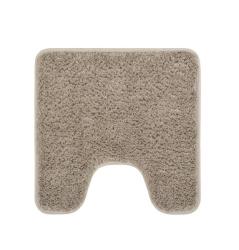 Коврик для ванной комнаты IDDIS Base 500х500 мм с вырезом, цвет светло-коричневый, микрофибра BTLT07Mi12