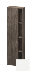 Пенал Duravit DuraStyle, 50x24x180 см, подвесной, (левый), с дверцей, с закрытыми/открытыми полками, цвет: сосна терра/белый матовый, в ванную комнату