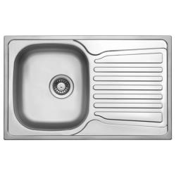 Мойка 480х780 см TopZero Wellinox серия COMFORT, с правым крылом, врезная, из нержавеющей стали, полированная, прямоугольная, отверстие под смеситель, слив-перелив, для кухни Мойка 480х780 см TopZero Wellinox серия COMFORT, с правым крылом, врезная, из нержавеющей стали, полированная, прямоугольная, отверстие под смеситель, слив-перелив, для кухни