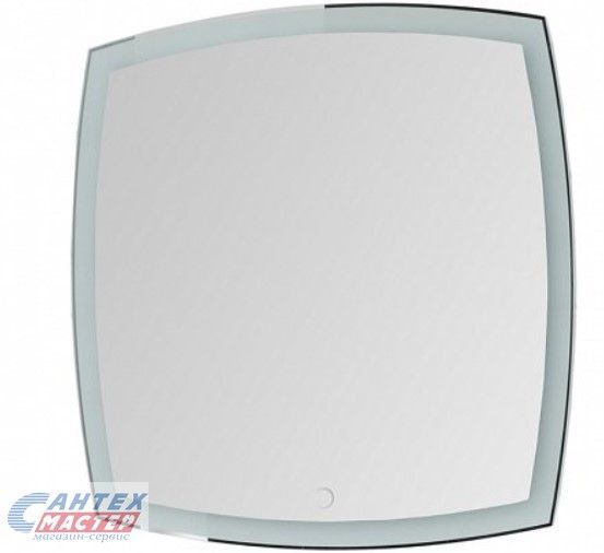 Зеркало Aquanet Тоскана 9085, 90х85x32 см с LED/ЛЕД-подсветкой, прямоугольное, выключатель сенсорный, для ванны