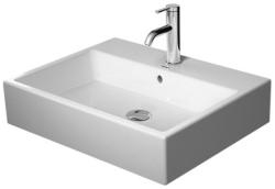 Раковина DURAVIT Vero Air, 60х47х16,5 см, подвесная, прямоугольная, санфарфор, цвет белый, 1 отверстие под смеситель, без перелива