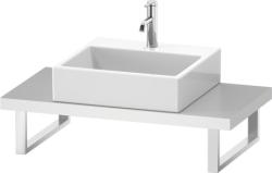 Столешница Duravit Brioso, для консоли, консольное полотно, 80х48 см, ДСП, прямоугольная, цвет: белый матовый,  для одной раковины/умывальника/рукомойника, 1 вырез под раковину, установка по центру