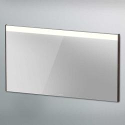 Зеркало Duravit Brioso, 132х70х4,5 см с LED/ЛЕД-подсветкой, прямоугольное, подвесное/настенное, цвет рамы: каштан темный, сенсорный выключатель, диммер, для ванной