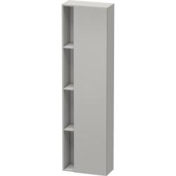 Пенал Duravit DuraStyle, 50x24x180 см, подвесной, (правый), с дверцей, с закрытыми/открытыми полками, цвет: бетонно-серый, в ванную комнату