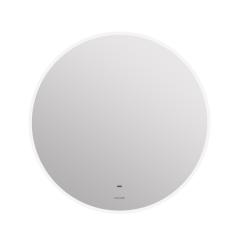 Зеркало Cersanit ECLIPSE Fusion 62x62х2,9 с подсветкой круглое, ударопрочный пластик, подвесной, для ванны, LED/ЛЕД-подсветкой, навесное/подвесное/настенное