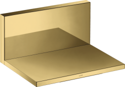 Излив на ванну Axor ShowerCollection 240/120, G 3/4 с ливневым потоком, скрытого монтажа, настенный, латунь, цвет: полированное золото, прямоугольный, размер излива 24х12 см, встраиваемый/встроенный
