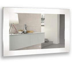 Зеркало Silver Мirrors Норма, 120х80 см, с LED/ЛЕД-подсветкой, прямоугольное, выключатель сенсорный, для ванны